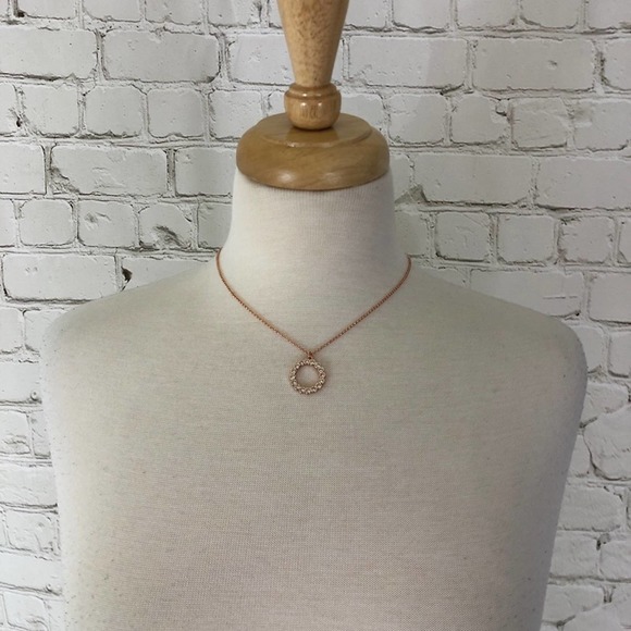 Kate Spade Full Circle Necklace NWT Cubic Zirconia - Picture 7 of 9